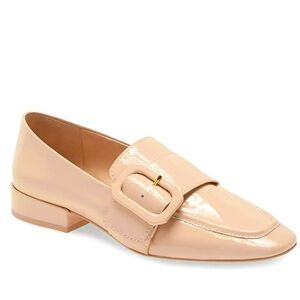 Louise et Cie Espen Loafer In Beige Patent Leather Size 8.5
